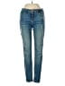 Zara Basic Paisley Blue Jeans Size 4 - photo 1