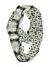 Echo 100% Polyester Gray White Scarf One size - photo 1