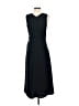 Halogen 100% Polyester Solid Black Cocktail Dress Size XS - photo 2