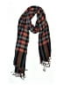 MAX 100% Viscose Plaid Black Orange Scarf One size - photo 1