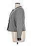 Neiman Marcus 100% Wool Houndstooth Gray Black Wool Blazer Size 16 - photo 5