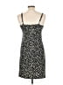 Nine Britton Animal Print Black Cocktail Dress Size L - photo 2