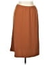 Assorted Brands Solid Brown Casual Skirt Size 12 - photo 1