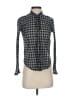 J.Crew Checkered-gingham Black Long Sleeve Blouse Size 0 - photo 1