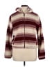 Ashley by 26 International 100% Polyester Stripes Burgundy Jacket Size XL - photo 1