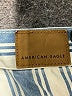 American Eagle Outfitters 100% Cotton Stripes Blue Jeans Size 00 - photo 7