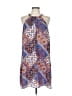 CeCe 100% Polyester Paisley Blue Casual Dress Size 10 - photo 1