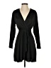 Aqua Solid Black Cocktail Dress Size S - photo 1