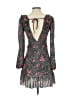 Topshop Hearts Black Cocktail Dress Size 2 - photo 2