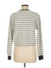 Sisstrevolution Stripes Silver Pullover Sweater Size M - photo 2