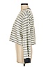 Sisstrevolution Stripes Silver Pullover Sweater Size M - photo 5