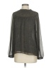 Ann Taylor LOFT 100% Polyester Gray Long Sleeve Blouse Size S - photo 1