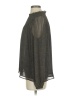 Ann Taylor LOFT 100% Polyester Gray Long Sleeve Blouse Size S - photo 5