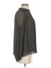 Ann Taylor LOFT 100% Polyester Gray Long Sleeve Blouse Size S - photo 4