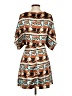 BCBGMAXAZRIA Print Brown Casual Dress Size XS - photo 2