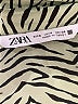 Zara Animal Print Green Long Sleeve Blouse Size S - photo 7