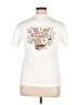 Assorted Brands 100% Cotton Ivory Short Sleeve Top Size XL - photo 2