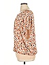 VIISHOW Brown Short Sleeve Blouse Size XL - photo 5