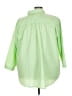 Roaman's Green 3/4 Sleeve Button-Down Shirt Size 30 (3X) - photo 2