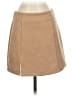 Pink Lily Solid Tan Casual Skirt Size S - photo 1