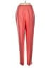 Unbranded 100% Silk Color Block Red Silk Pants Size 8 - photo 2