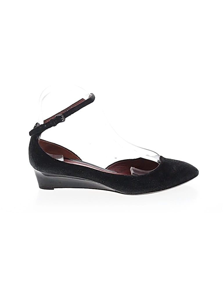 Pre-owned Bottega Veneta Wedges In Black