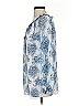 Studio M 100% Polyester Blue 3/4 Sleeve Blouse Size S - photo 5