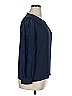 Pleione 100% Polyester Blue Long Sleeve Blouse Size XL - photo 4