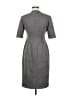 Anne Klein Solid Gray Casual Dress Size 6 - photo 2