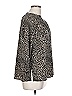 Dana Buchman 100% Polyester Animal Print Black 3/4 Sleeve Blouse Size L - photo 4