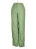 MNG Solid Green Casual Pants Size XS - photo 1