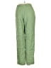 MNG Solid Green Casual Pants Size XS - photo 2
