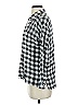 Soft Joie 100% Cotton Checkered-gingham Black Long Sleeve Blouse Size S - photo 5