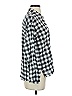 Soft Joie 100% Cotton Checkered-gingham Black Long Sleeve Blouse Size S - photo 4