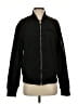 Zara 100% Polyester Solid Black Jacket Size S - photo 1