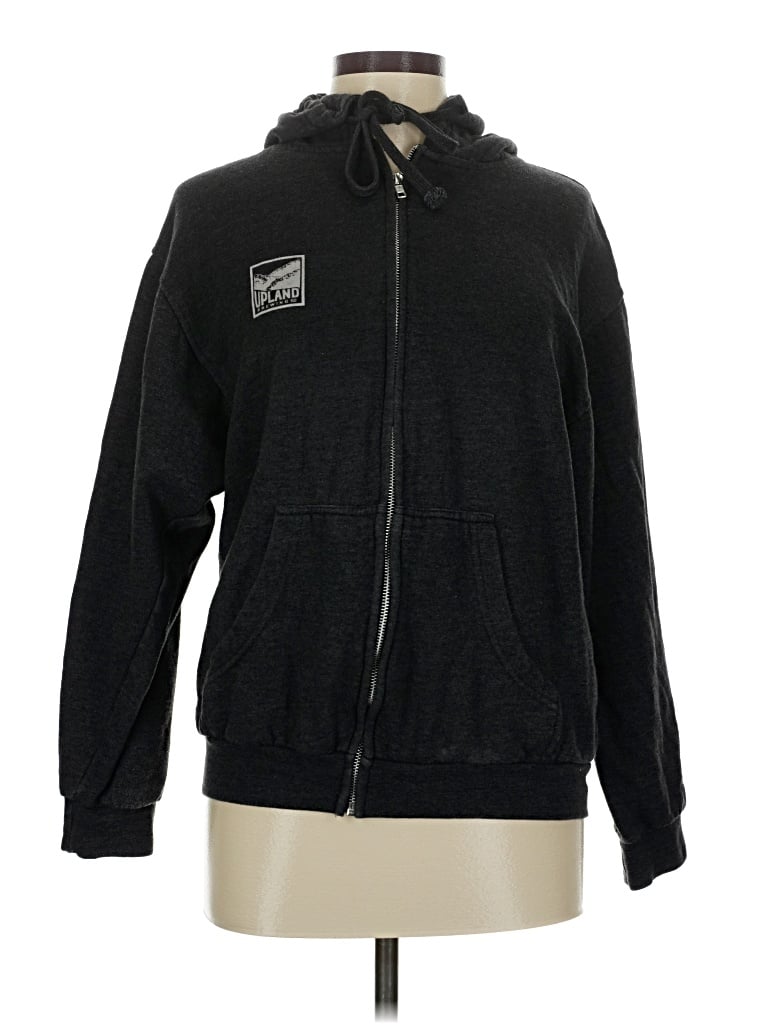 Pre-owned Tultex Zip Up Hoodie In Black