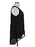 August Silk Black Sleeveless Blouse Size XL - photo 4