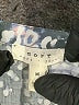 Soft Joie Animal Print Silver Long Sleeve Blouse Size M - photo 7