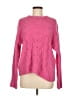 American Eagle Outfitters 100% Polyester Hearts Pink Pullover Sweater Size M - photo 1