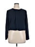 Tommy Hilfiger 100% Polyester Blue Long Sleeve Blouse Size XL (estimated) - photo 1