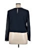 Tommy Hilfiger 100% Polyester Blue Long Sleeve Blouse Size XL (estimated) - photo 2