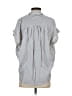 Madewell Stripes Silver Sleeveless Button-Down Shirt Size XXS - photo 2