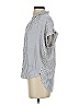 Madewell Stripes Silver Sleeveless Button-Down Shirt Size XXS - photo 5
