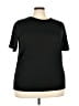 Forelli Classics Solid Black Short Sleeve T-Shirt Size 22 - 24 - photo 1