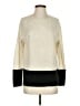 Vince. 100% Cashmere Color Block Ivory Cashmere Pullover Sweater Size XS - photo 1