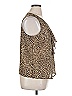 Unbranded Brown Sleeveless Blouse Size XL - photo 4