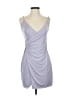 Hours Solid Gray Cocktail Dress Size S - photo 1