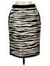 Ann Taylor 100% Polyester Animal Print Tan Black Formal Skirt Size 0 - photo 1