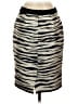 Ann Taylor 100% Polyester Animal Print Tan Black Formal Skirt Size 0 - photo 2