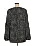 Ann Taylor LOFT 100% Polyester Black Long Sleeve Blouse Size M - photo 2